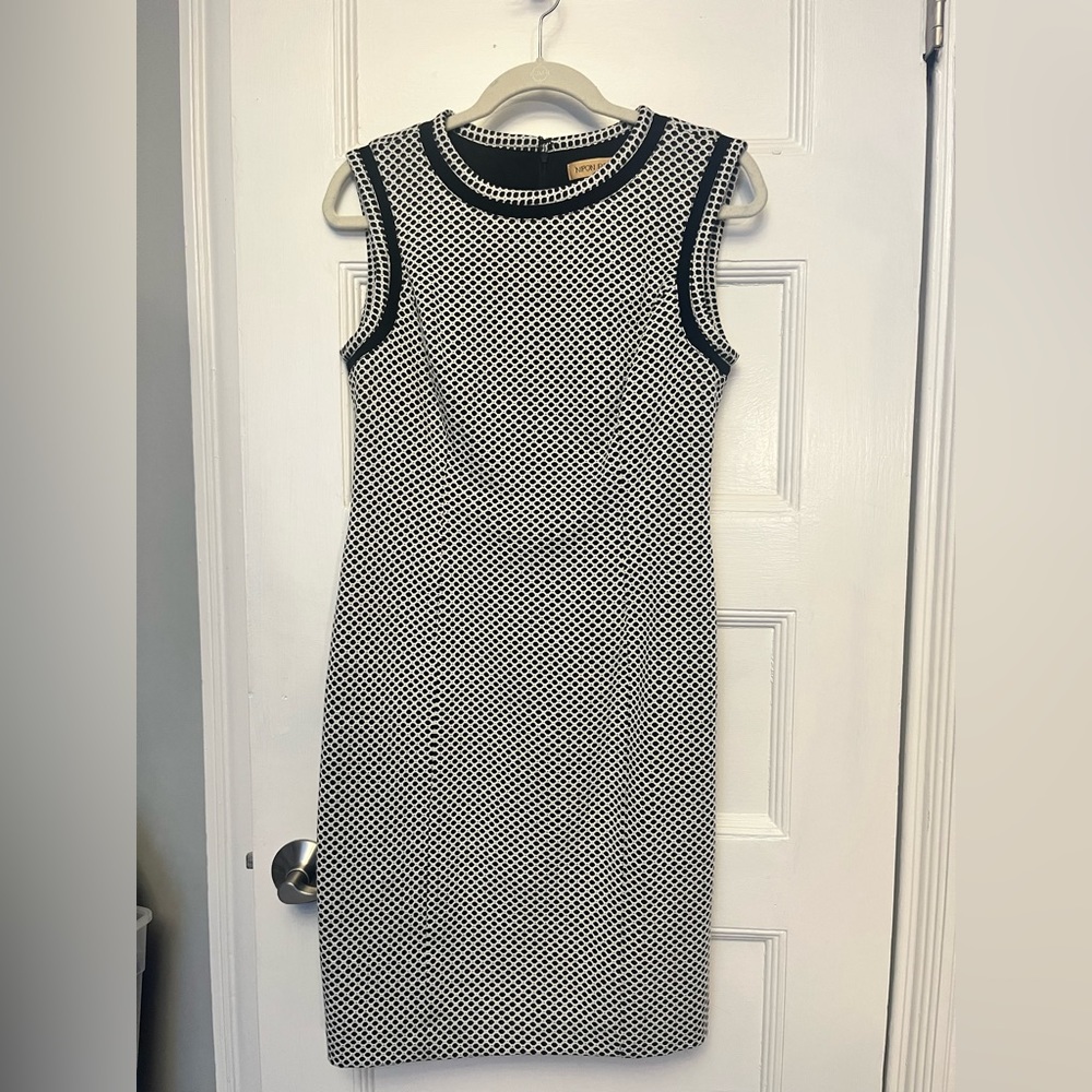 Nipon Botique midi black and white dress